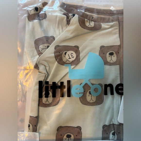 Little One Shop Bamboo One Piece Pajamas boy 3T NWT (4 pack) - Picture 4 of 5